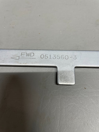 Cessna Seat Stop Plate P/N 0513560-3