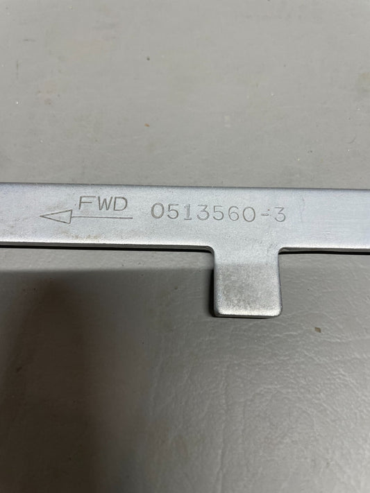 Cessna Seat Stop Plate P/N 0513560-3