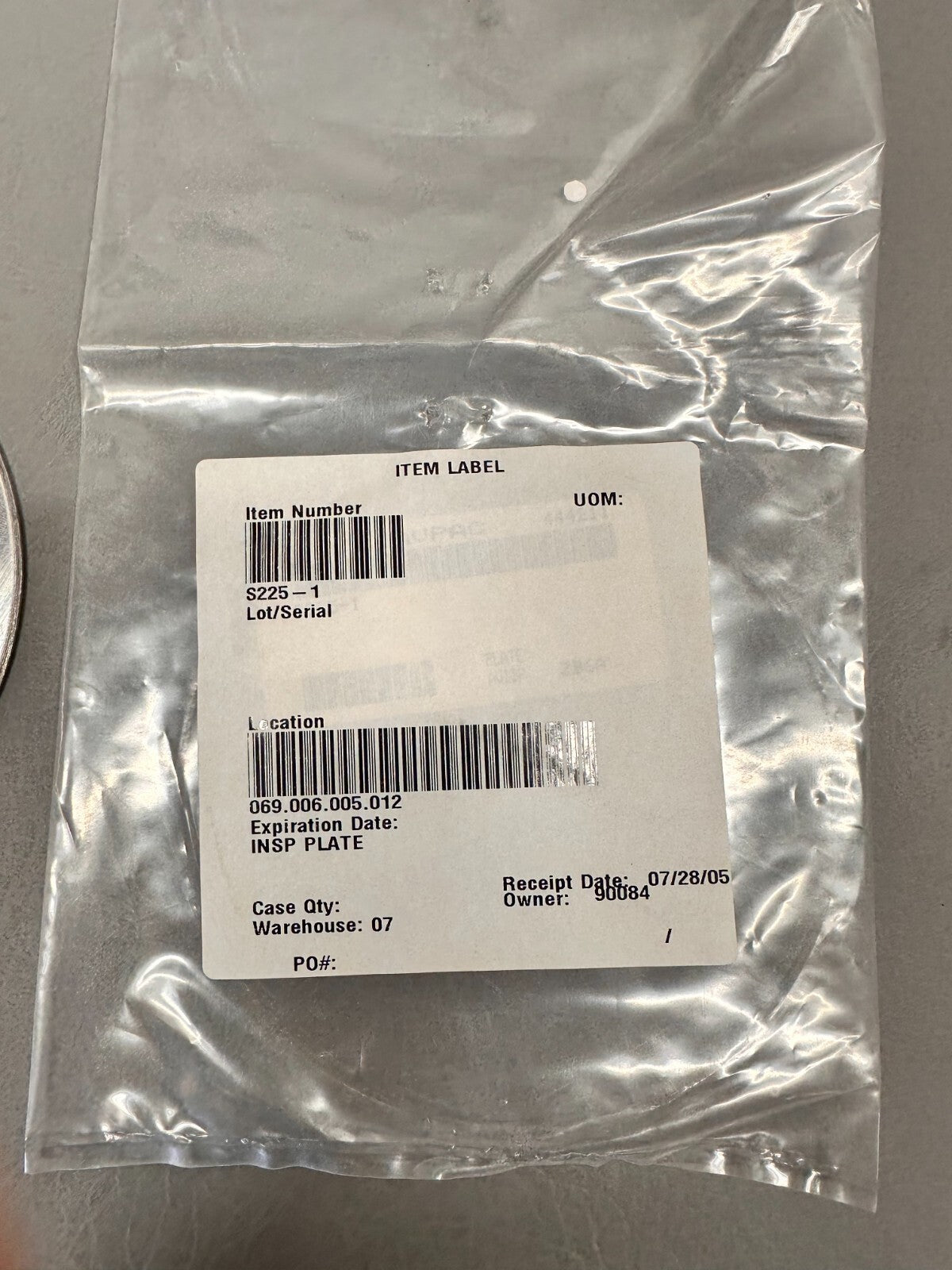 S225-1 Cessna Inspection Plate