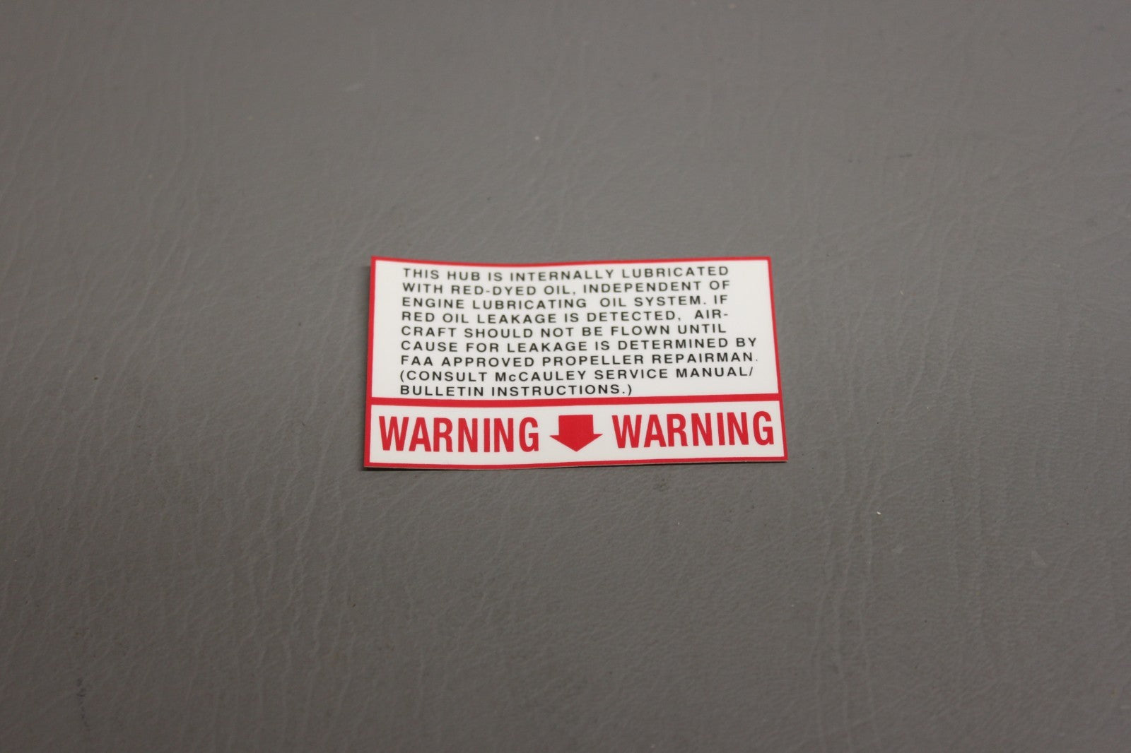 B-6494 Cessna Prop Hub Decal
