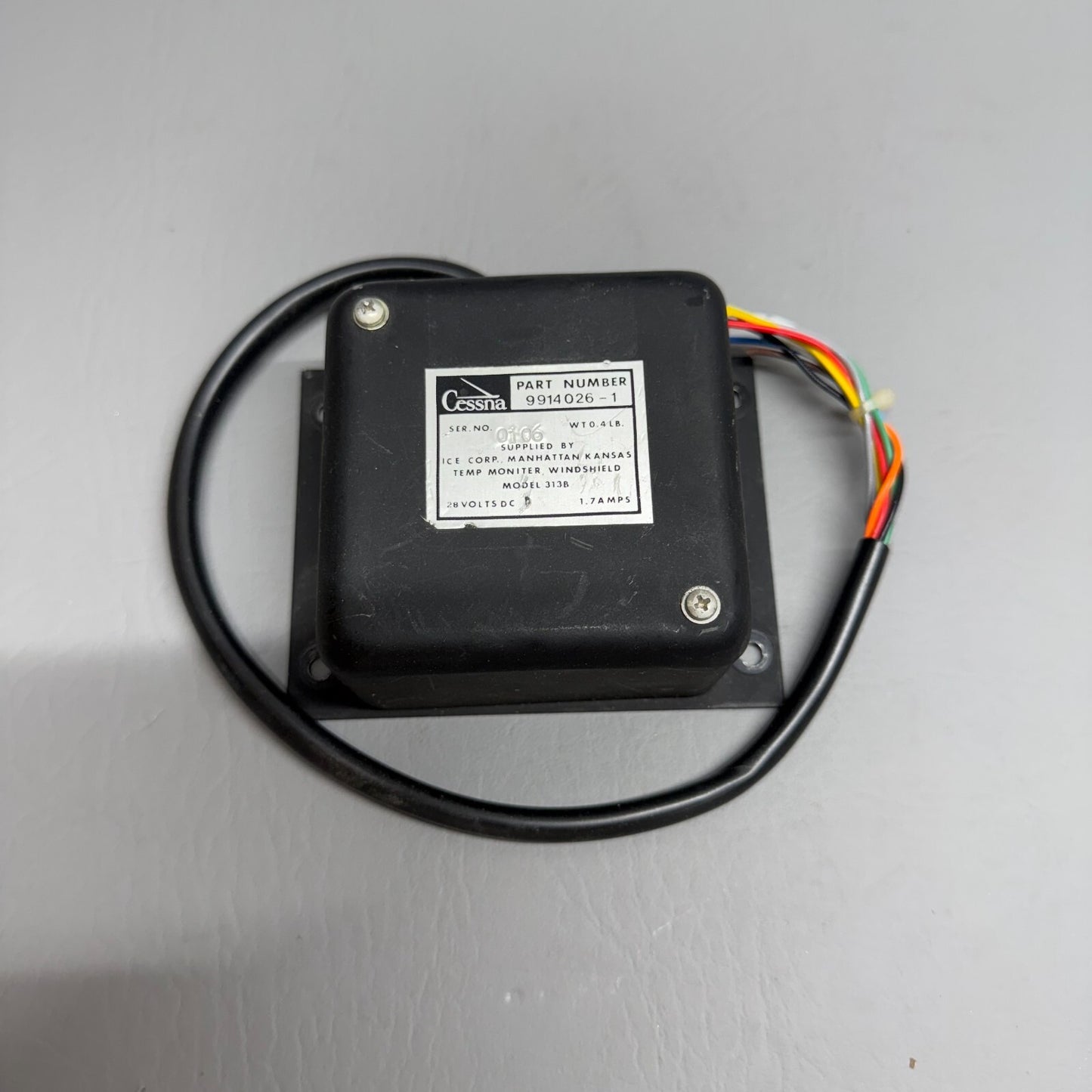 Cessna Temp Control P/N 9914026-1