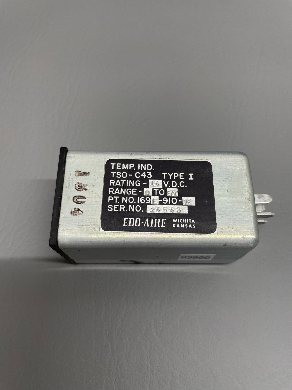 Overhauled Edo Aire Cylinder Temp Indicator P/N 169E-910-12