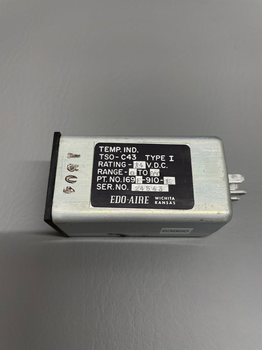 Overhauled Edo Aire Cylinder Temp Indicator P/N 169E-910-12