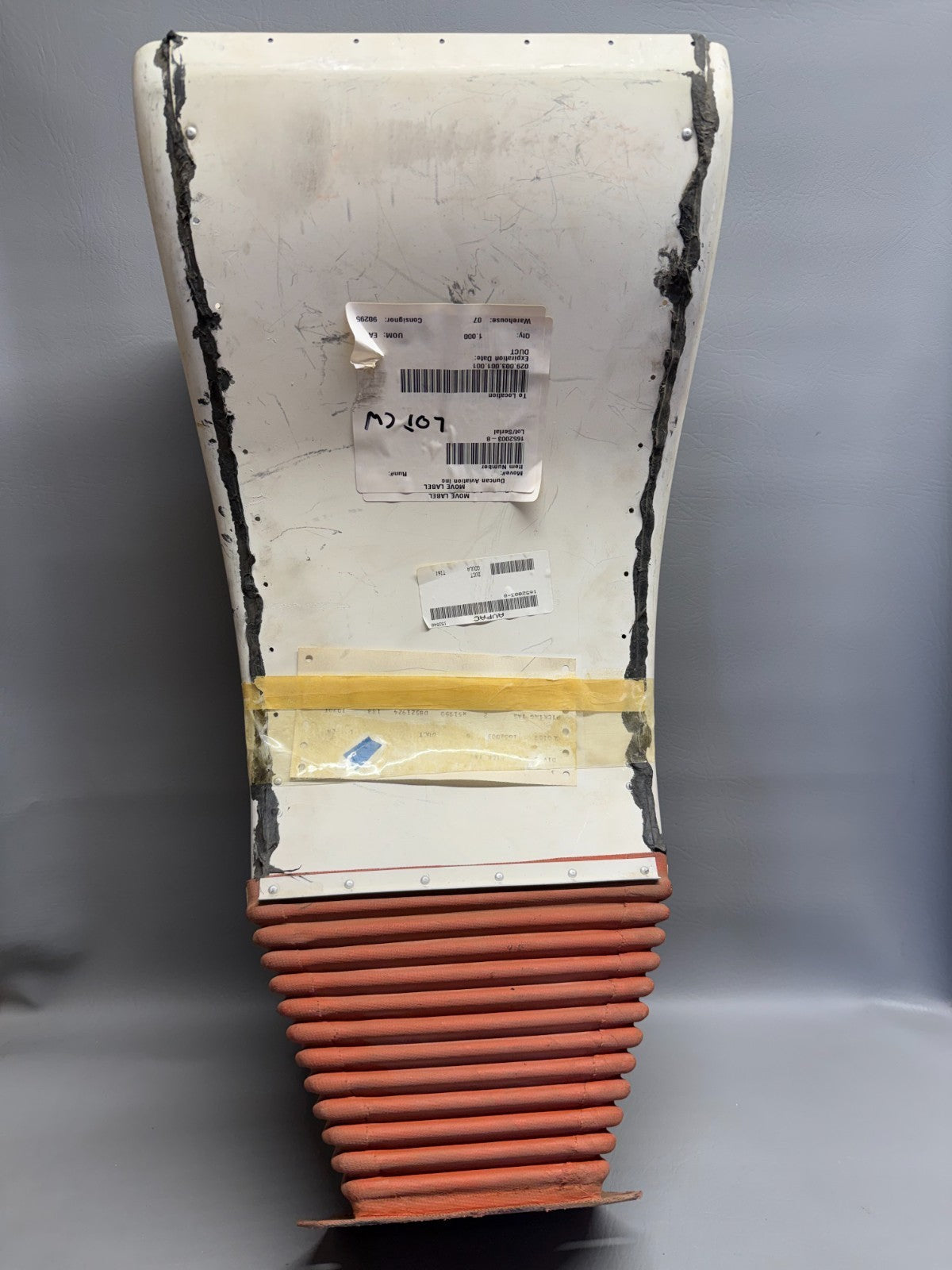 0752018-8 Cessna 185 Carb Air Duct Assy (Boot P/N 0750192-3, 0750192-703) NEW