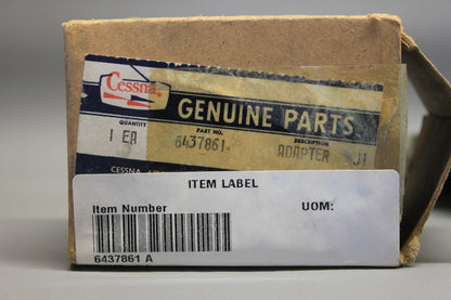 6437861 Cessna Oil Filter Adapter