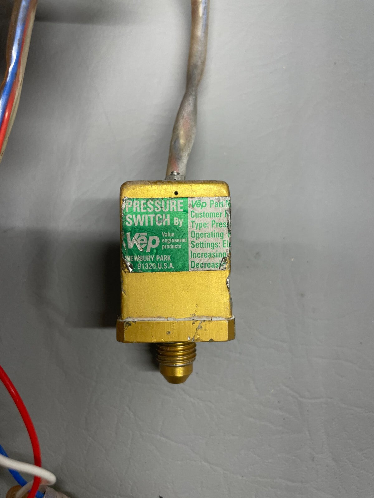 VEP Pressure Switch Assy P/N 101-389004-3, 673-1