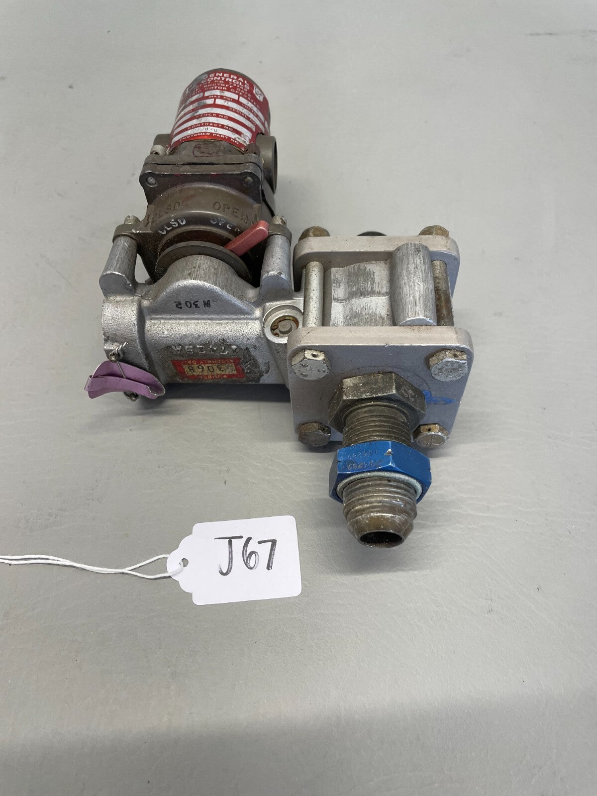 ITT Aerospace Controls Shut Off Gate Valve 28V P/N AV16B1410