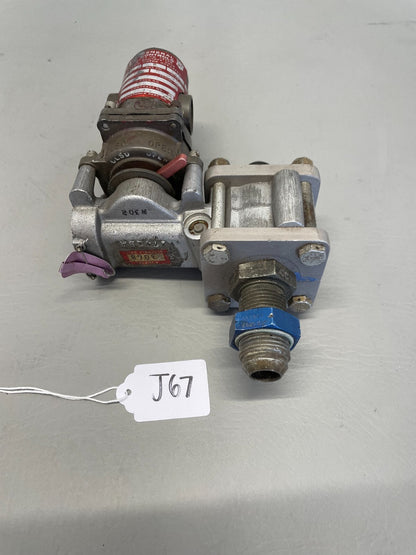 ITT Aerospace Controls Shut Off Gate Valve 28V P/N AV16B1410