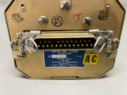ARC COM Control Head C-1038A P/N 45670-0000