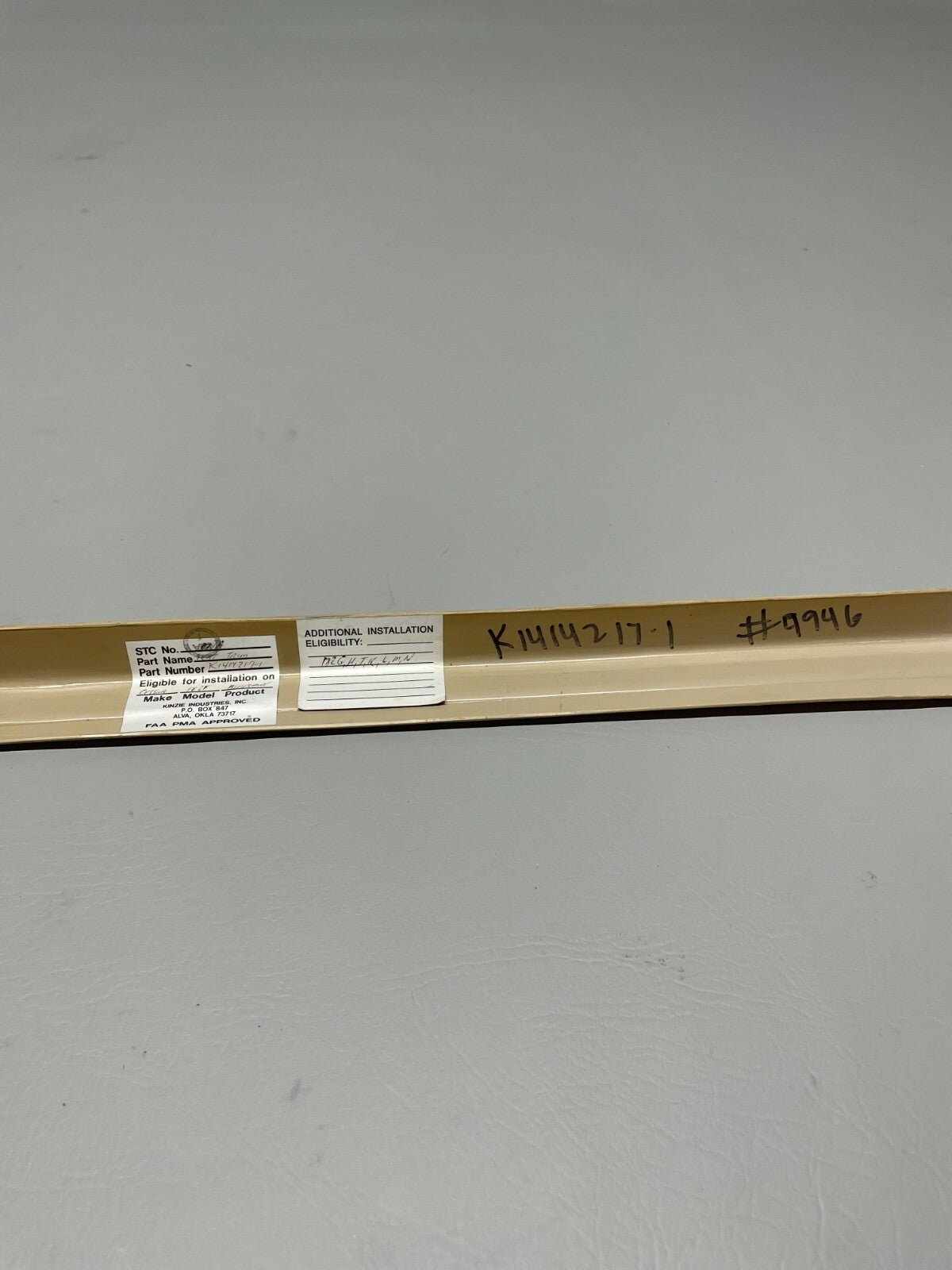 Cessna 182/337 Trim Panel P/N K1414217-1