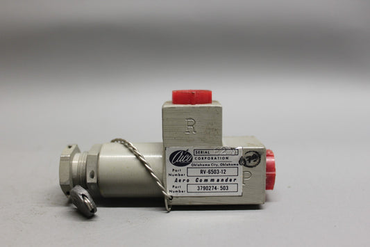 RV-6503-12 3790274-503 Aico Aero Commander Valve Assy