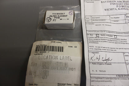114-384038-7 Aircraft Filter Element