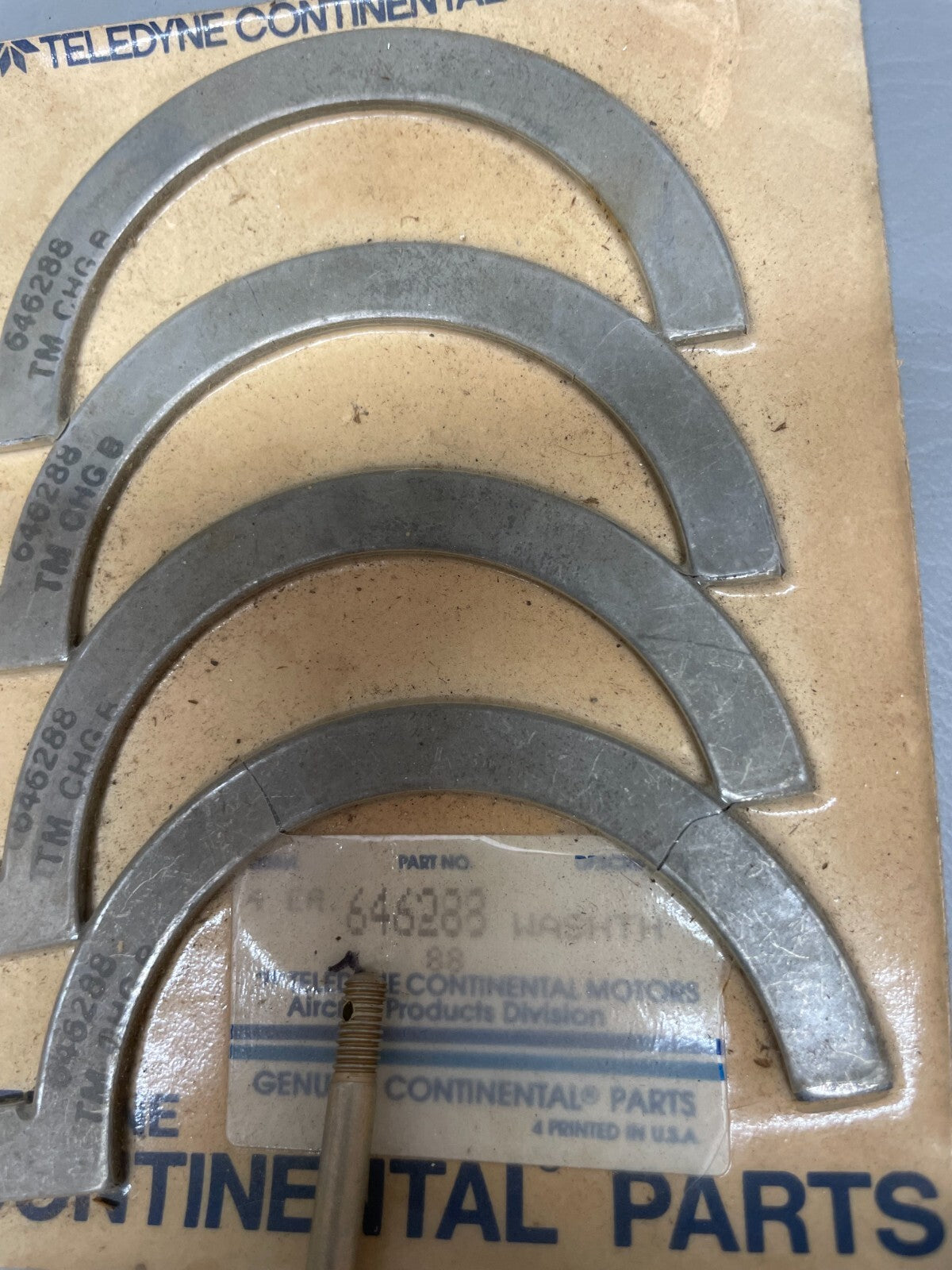 Continental Thrust Washer P/N 646288 (Pack of 4)