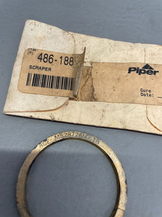 Piper Ring Scraper P/N 486-188 (NEW) P44