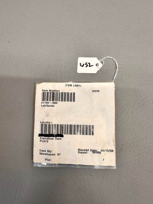 21782-000 Aircraft Plate