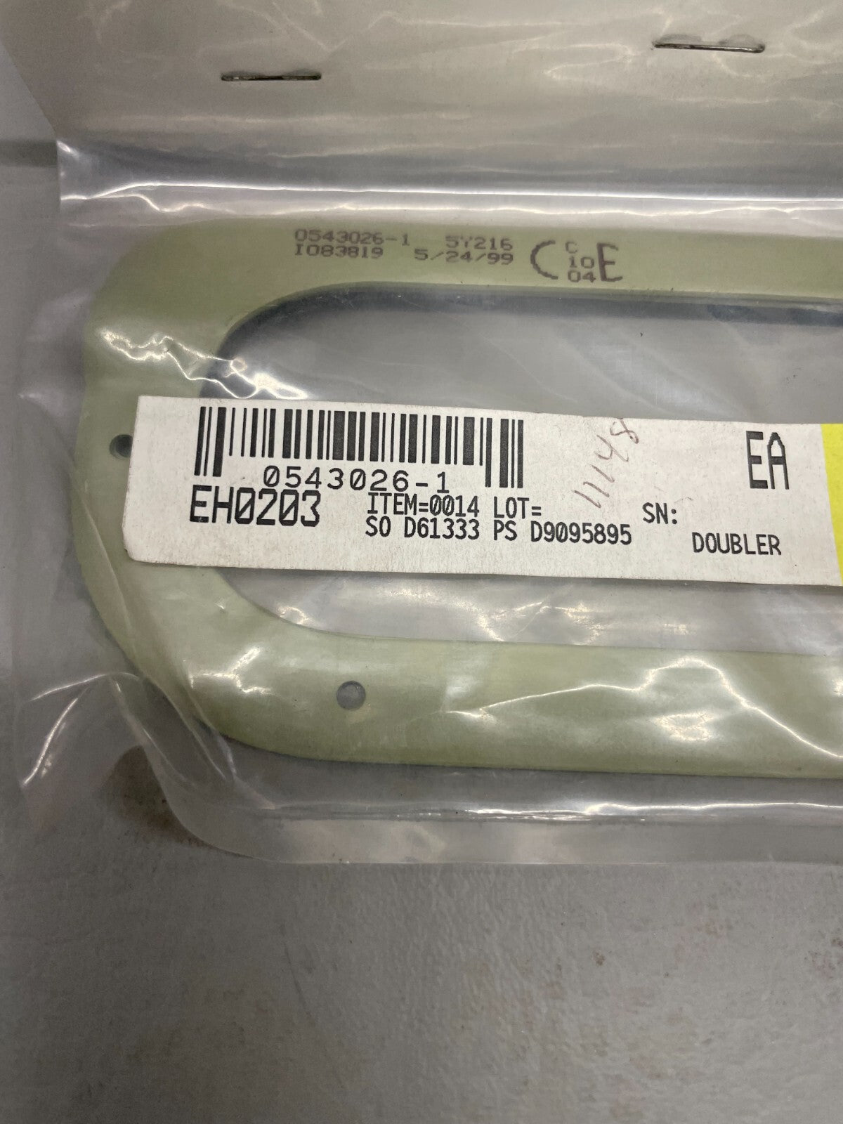 Cessna 172 Steering Rod Boot Doubler P/N 0543026-1 (NEW) (COMES WITH 2)