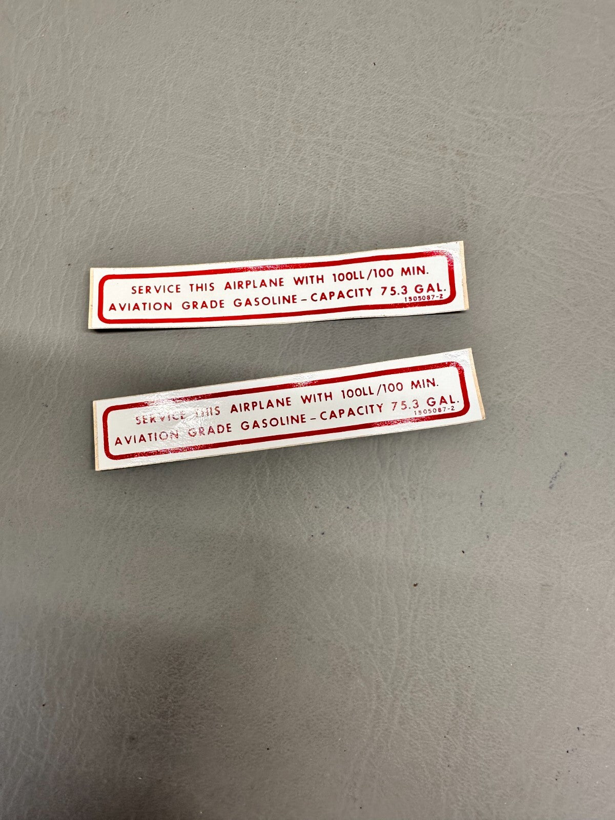1505087-2 Cessna Placard (Set of 2)