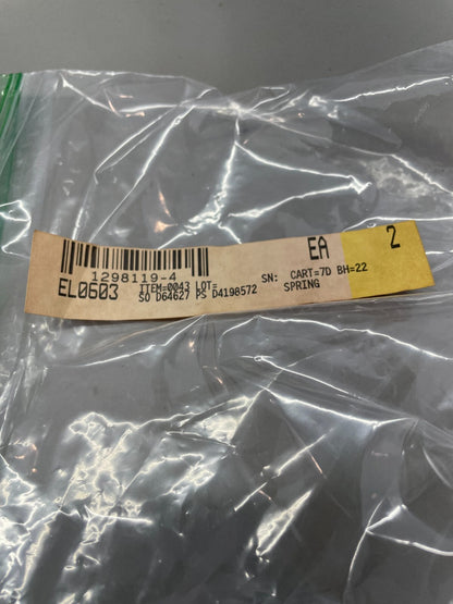 Cessna Exhaust Spring P/N 1298119-4 (NEW)