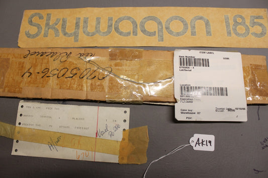 0705056-4 Cessna 185 Placard