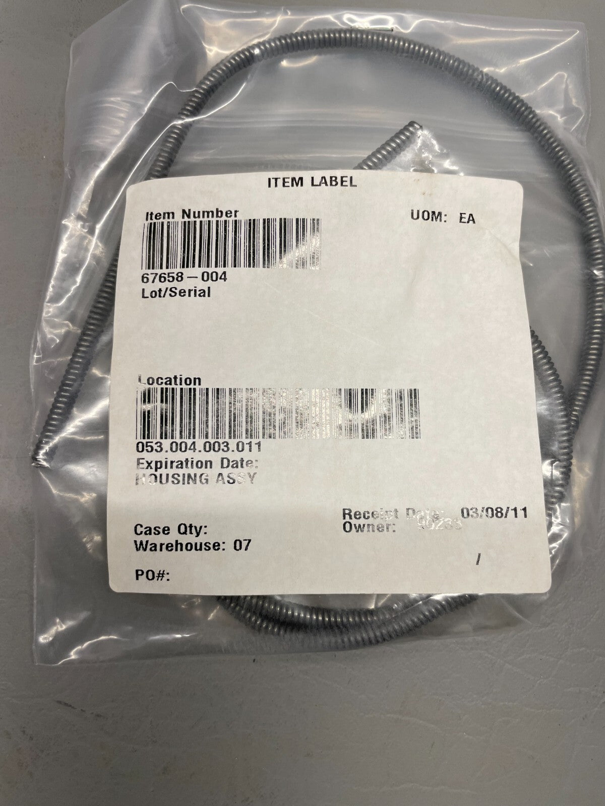 Piper Housing And Rod Cable Assy P/N 67658-004 (NEW)