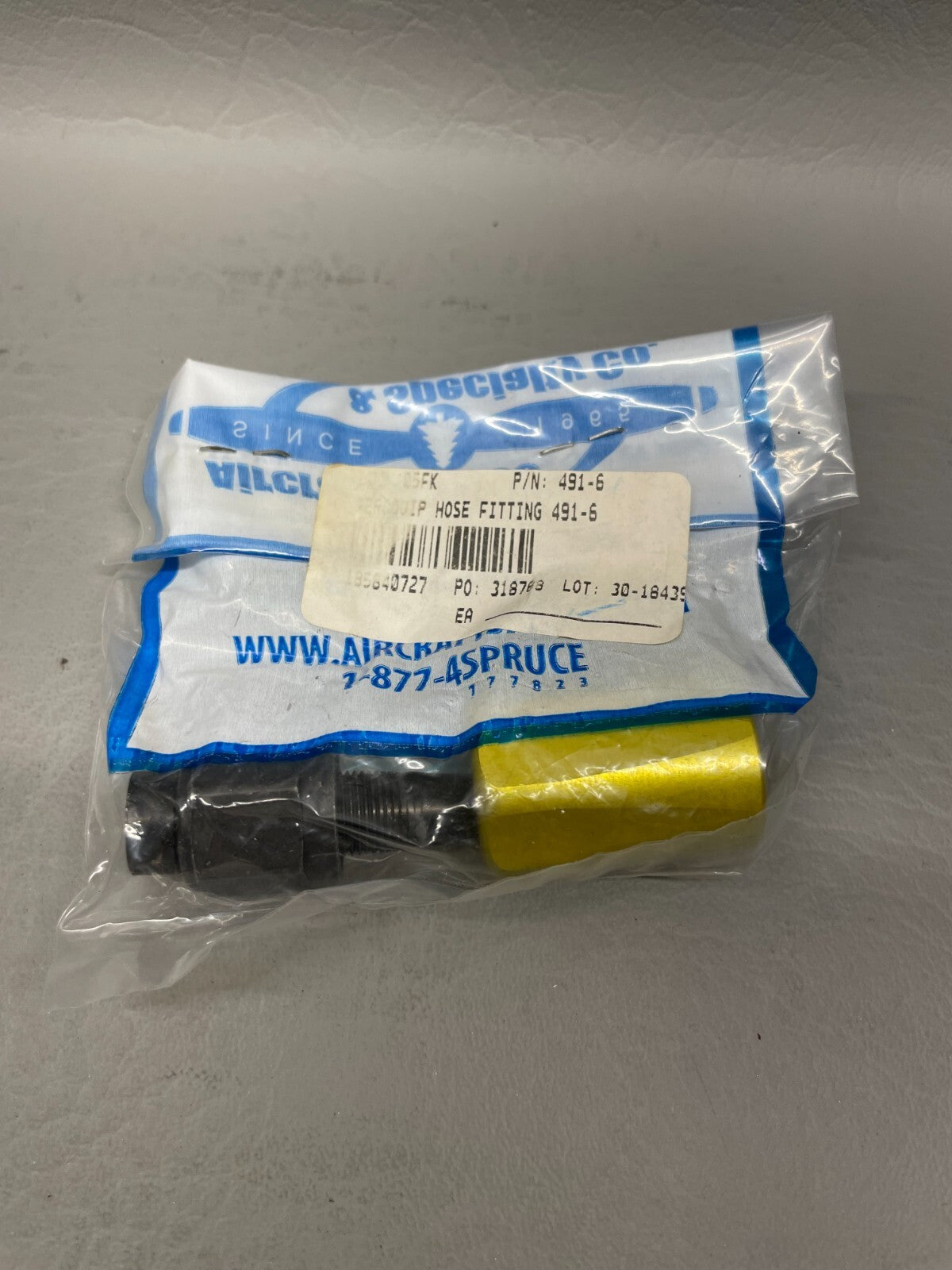 Aeroquip Hose Fitting P/N AN491-6
