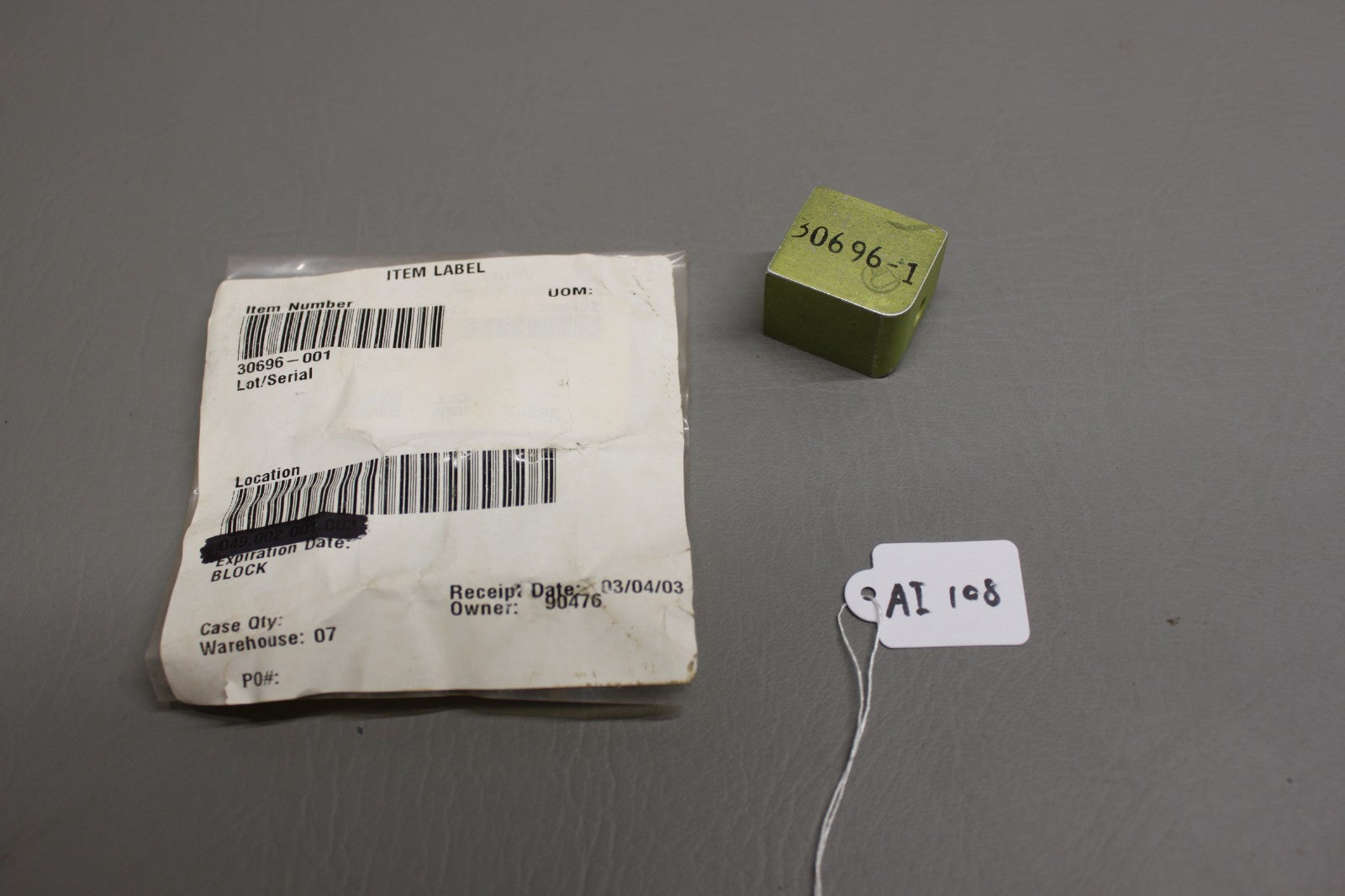 30696-001 Piper PA23-250 Front Top Spar Spacer Block RH