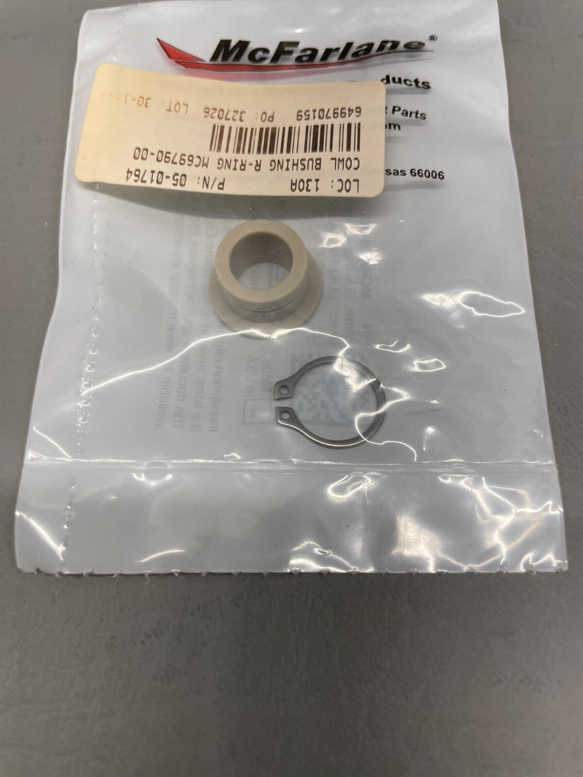 McFarlane Bushing with Retaining Ring P/N 05-01764