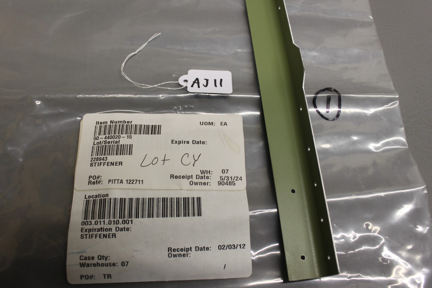 50-440020-15 Beechcraft Stiffener