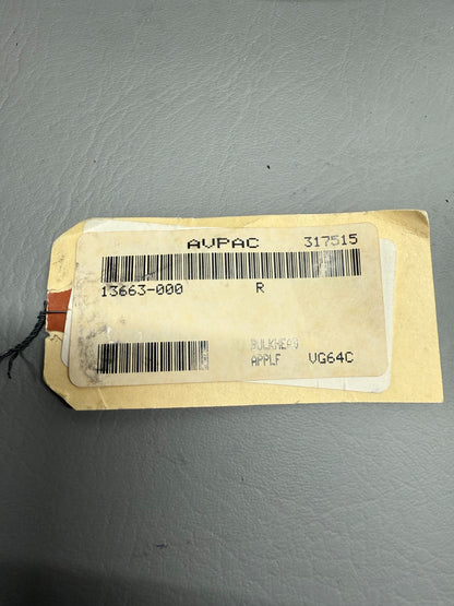 13663-000 Piper Prop Spinner Bulkhead Assy (FITS PA-12, 14, 16, 18, 20, 22)