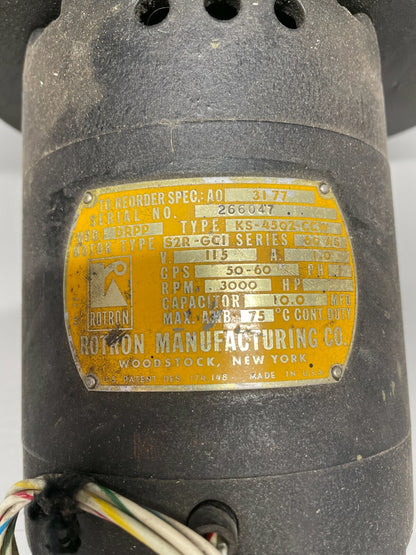 KS-4502 Aircraft Fan Motor Assy 