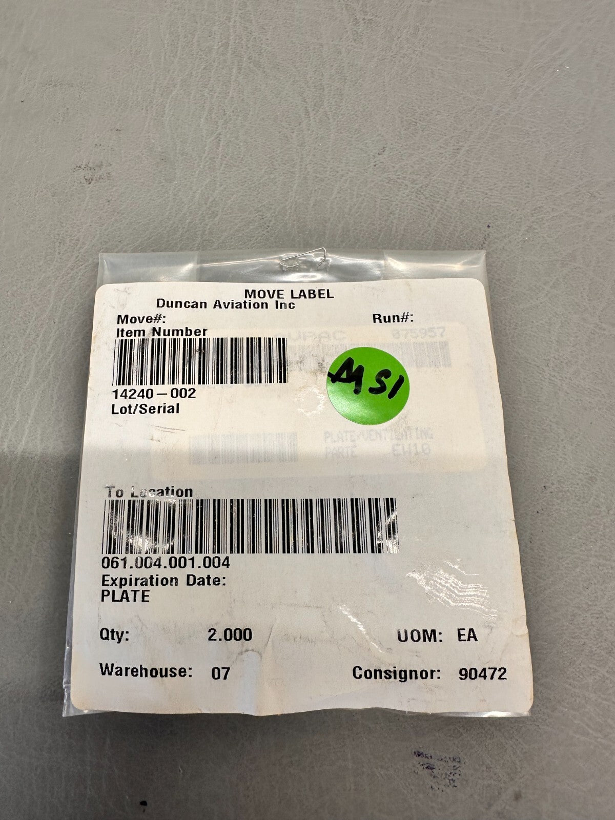 14240-002 Piper Vent Plate (PAIR)