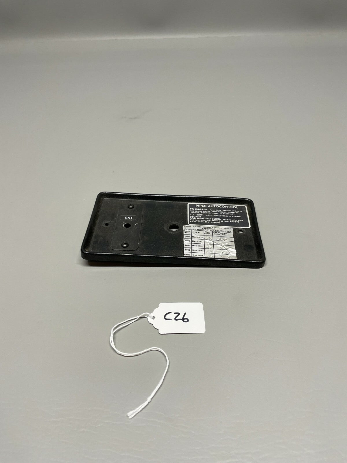 Piper Autopilot Cover Trim