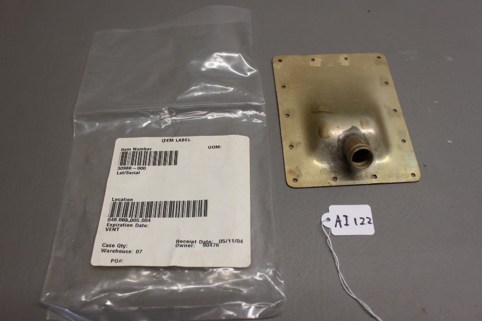30988-000 Piper PA23-250 Vent Fuel Cell Inboard or Outboard