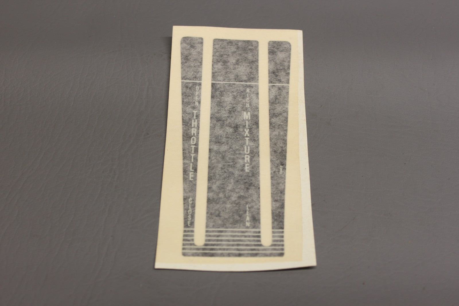 581-405 Piper Placard