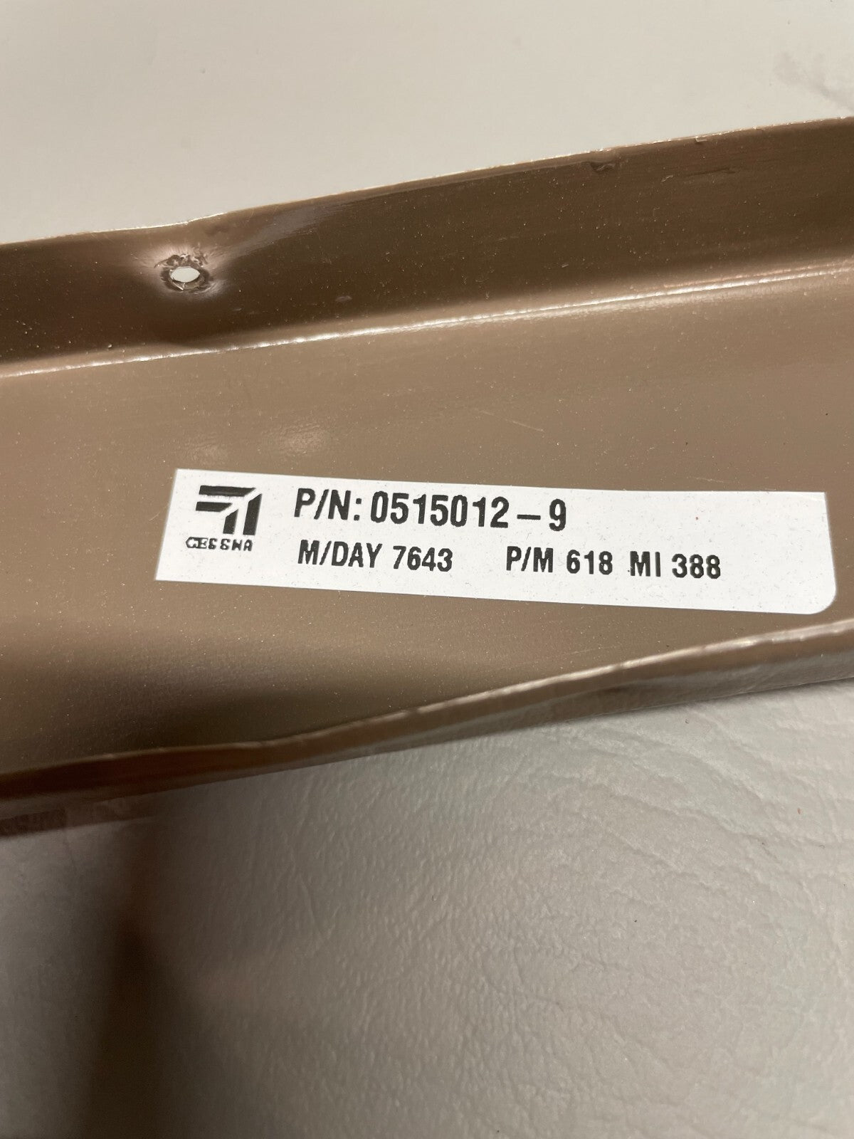 Cessna 172 Baggage Compartment Molding P/N 0515012-9