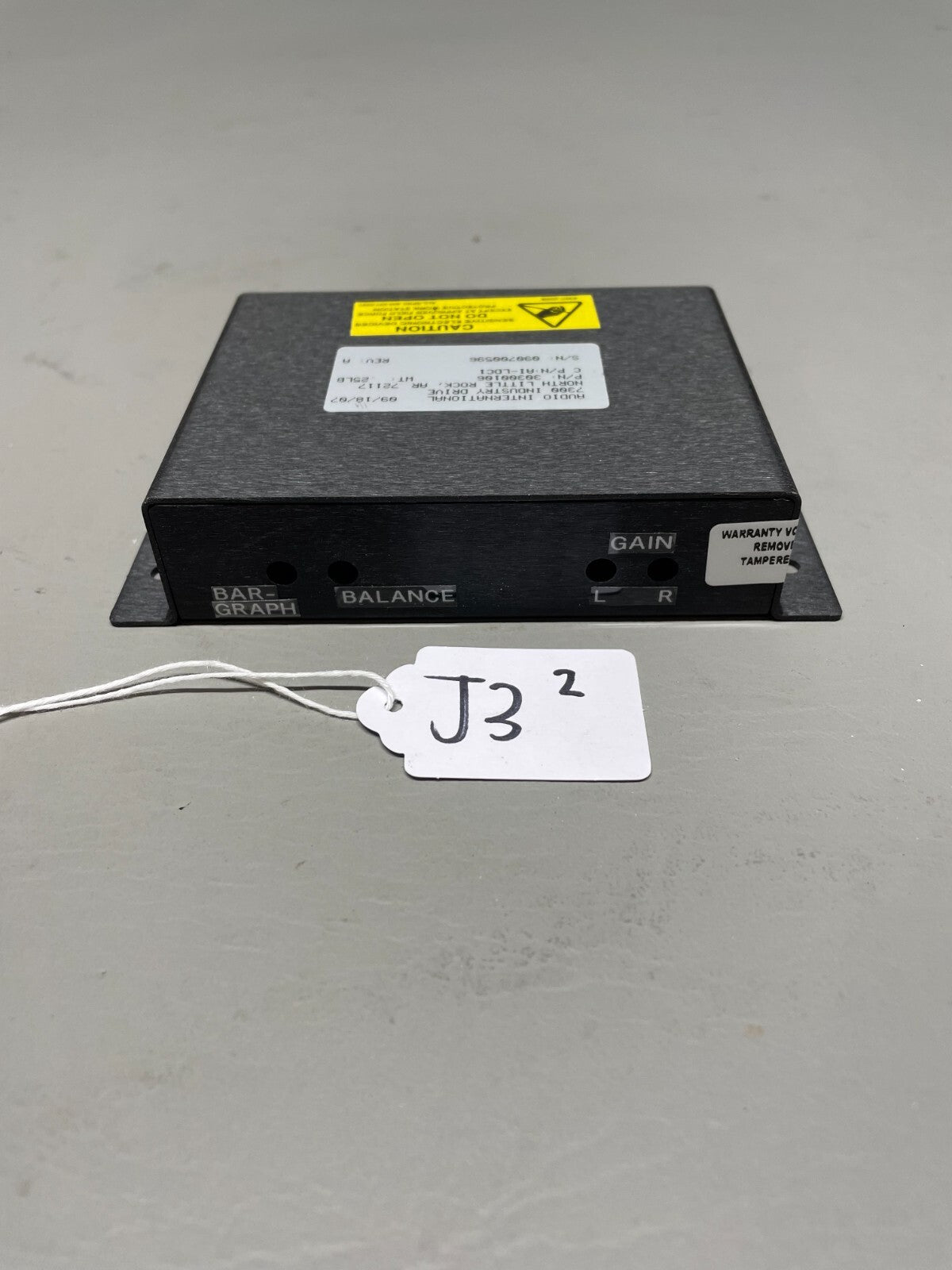 Aircraft Control Box Audio International P/N 30300106