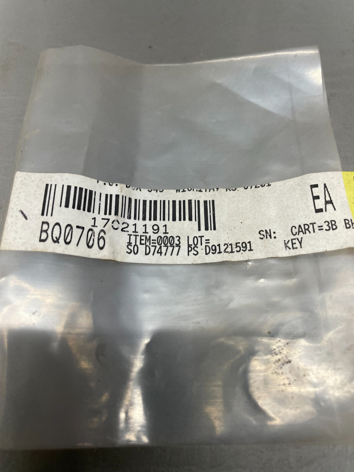 Lycoming Exhaust Valve Key P/N 17C21191