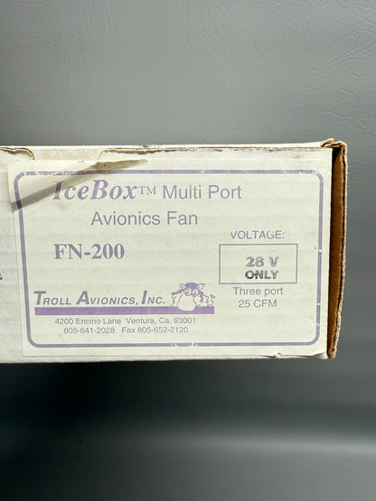FN-200 Troll Avionics Ice Box Avionics Cooling Fan