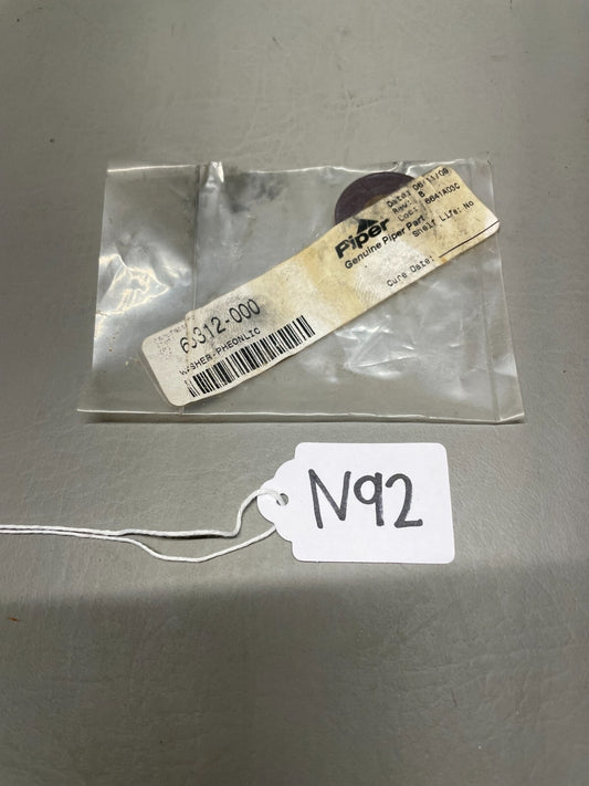 Piper Phenolic Washer P/N 63312-000 (NEW)