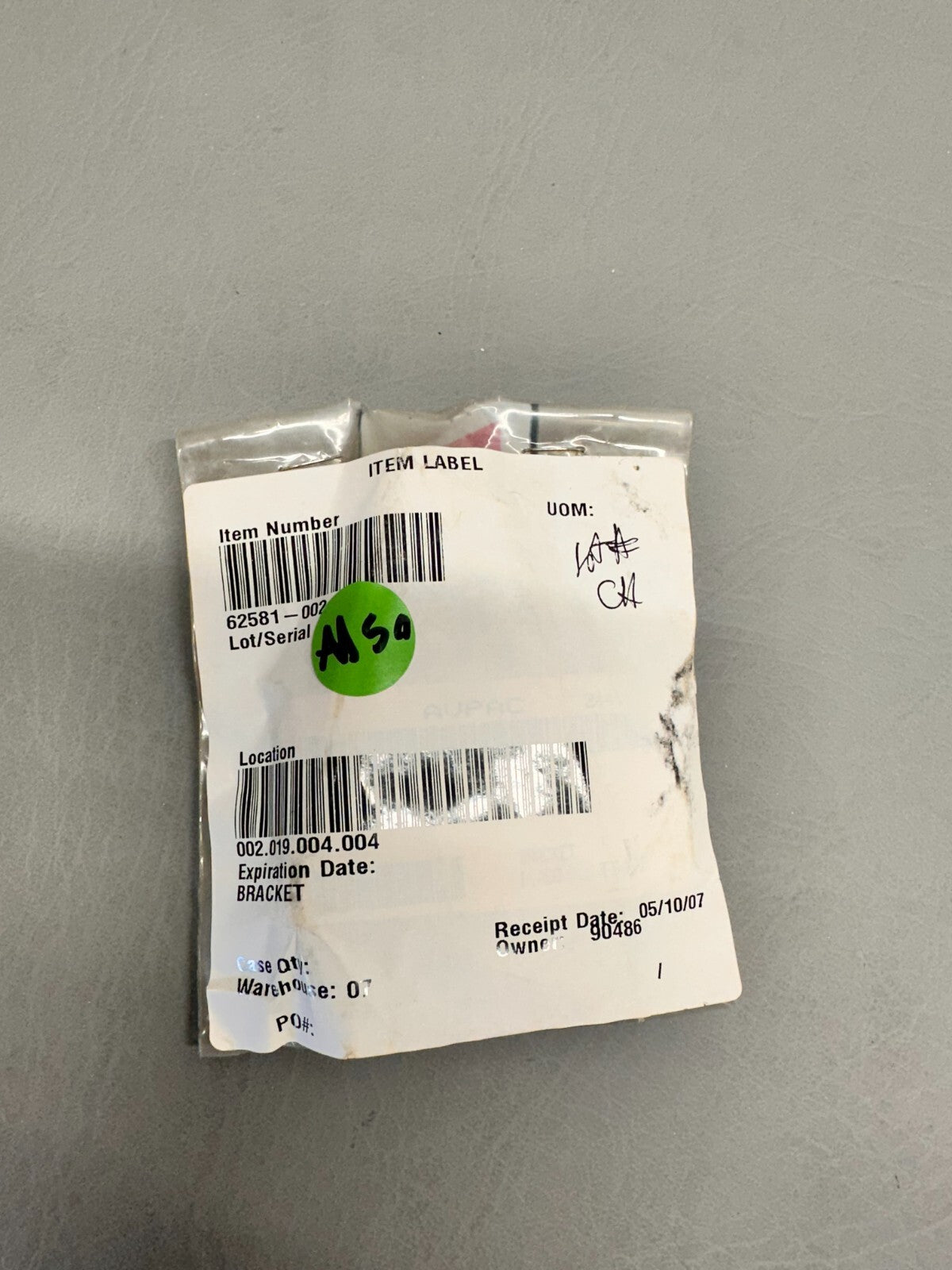 62185-002 Aircraft Angle Bracket