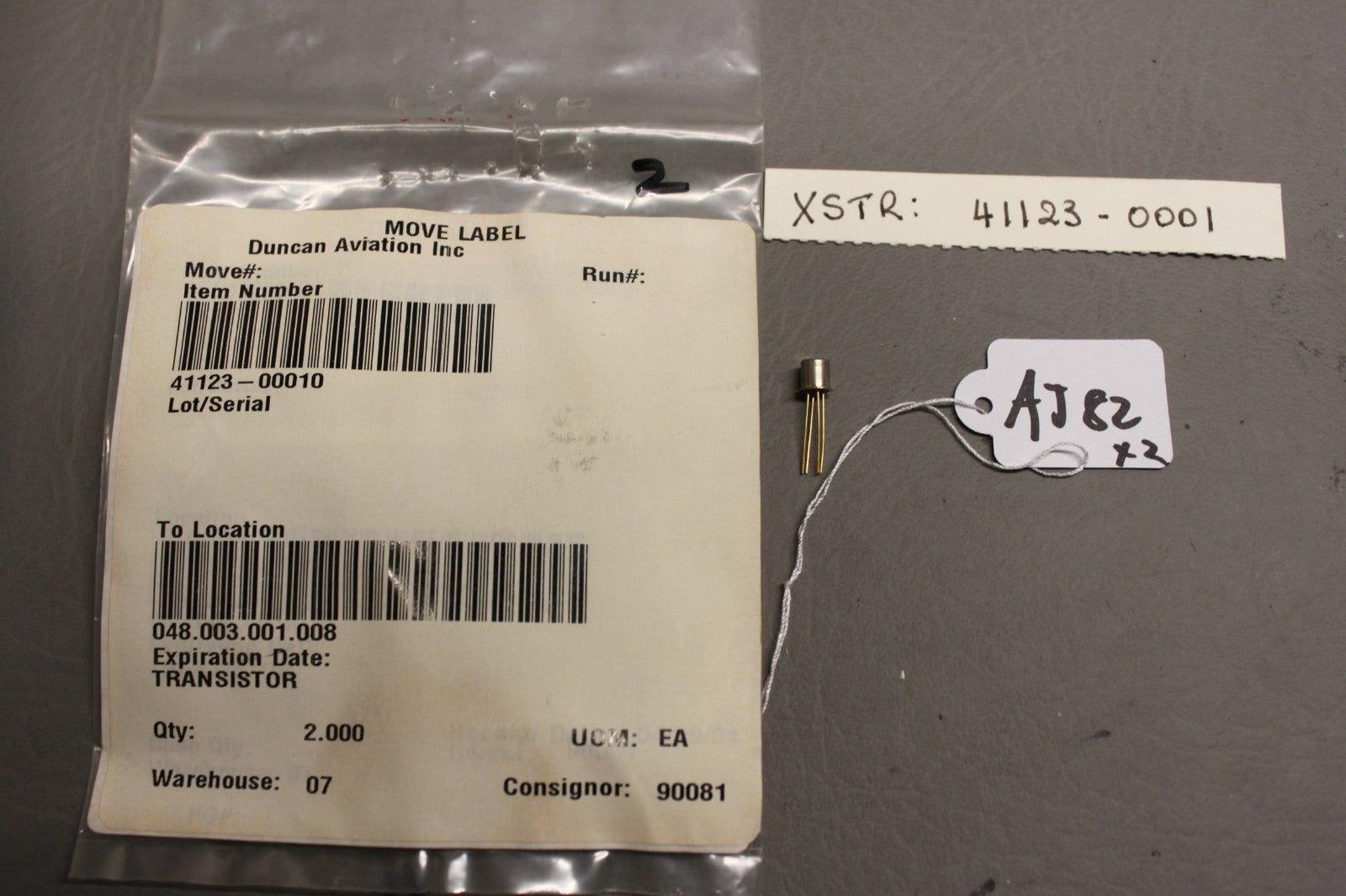 41123-00010 Aircraft Transistor