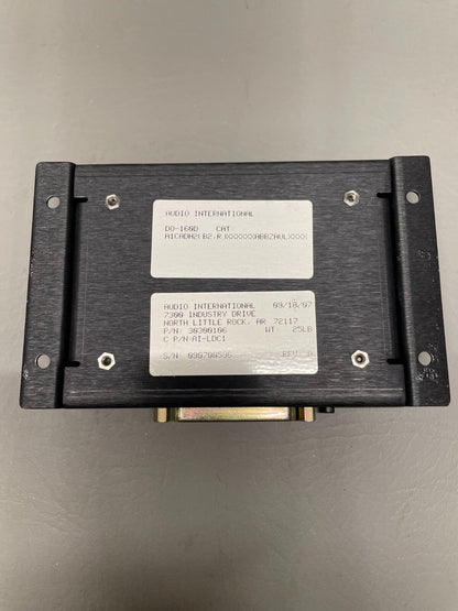Aircraft Control Box Audio International P/N 30300106