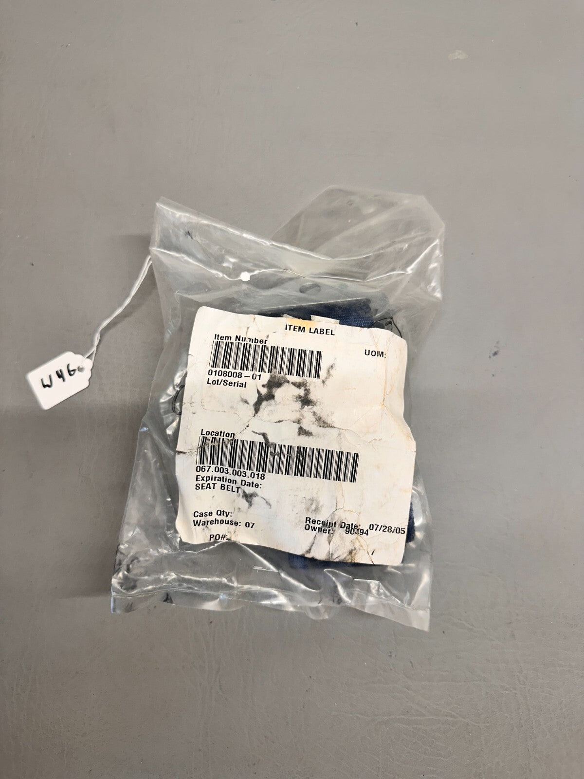 0108008-01 Aircraft Seat Belt