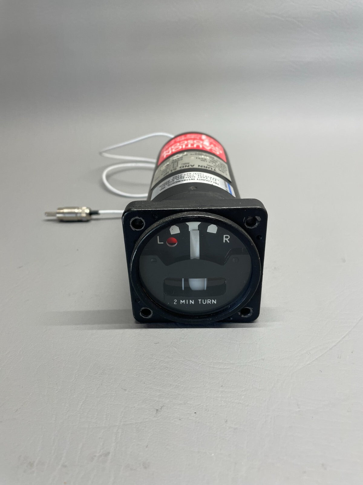United Instruments Turn and Slip Indicator P/N 9551a