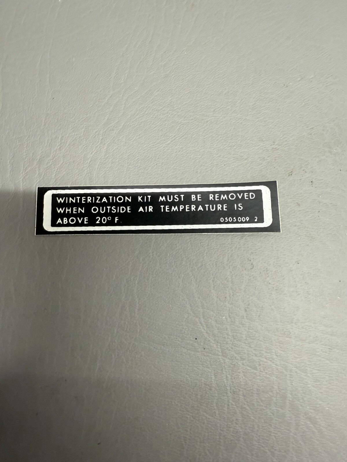 0505009-2 Cessna Placard