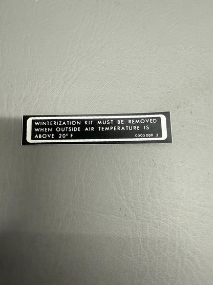 0505009-2 Cessna Placard
