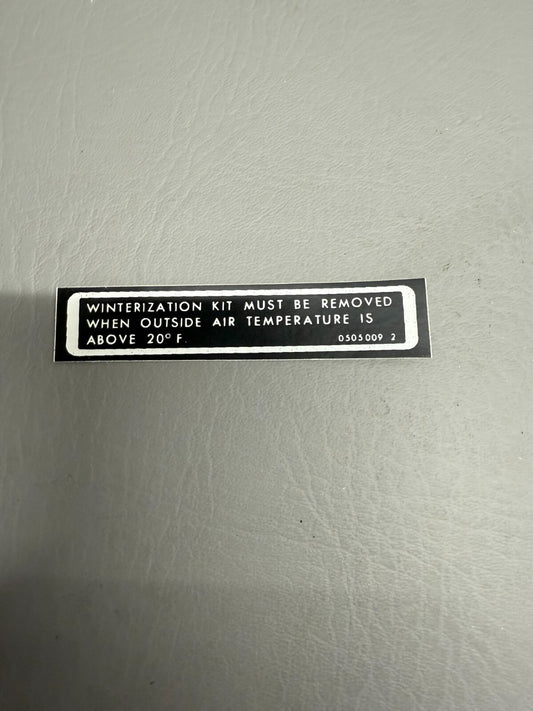 0505009-2 Cessna Placard
