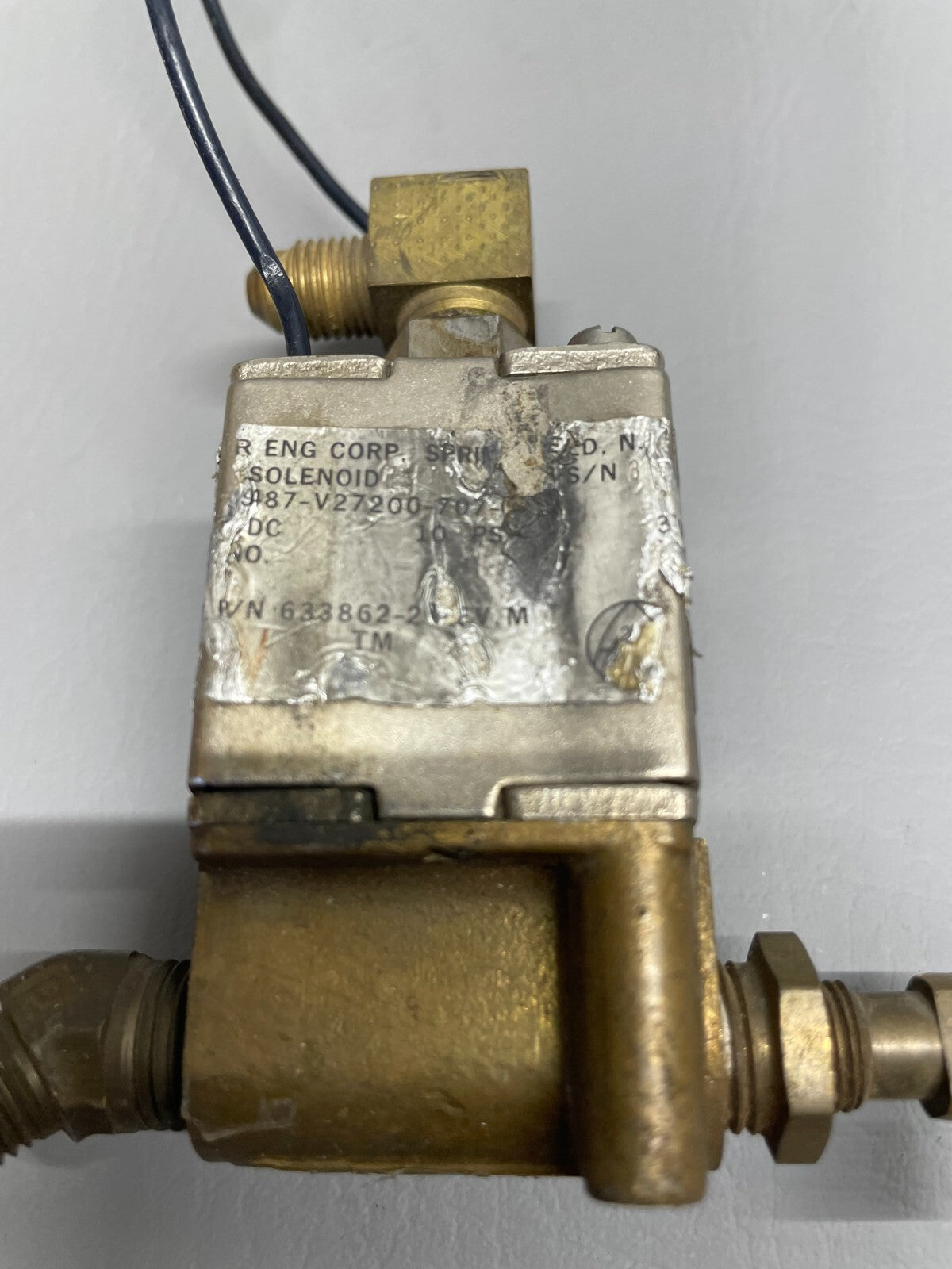 Valcor Solenoid Valve P/N 96487-V27200-707-2