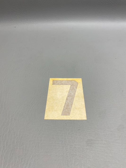 S2400B3-7 Cessna 7 Placard
