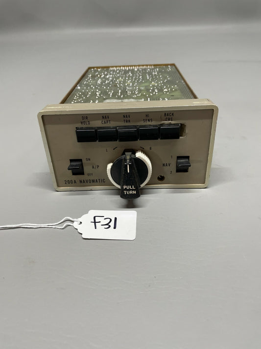 Cessna 200A Navomatic Autopilot Control CA-295A P/N 42310-1014
